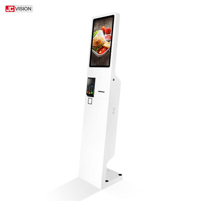 21.5inch Self Service Kiosk Touch Screen Monitor Kiosk For Fast Food Restaurant